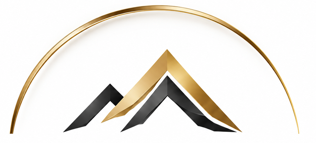 Purpose Built Digital mountain emblem